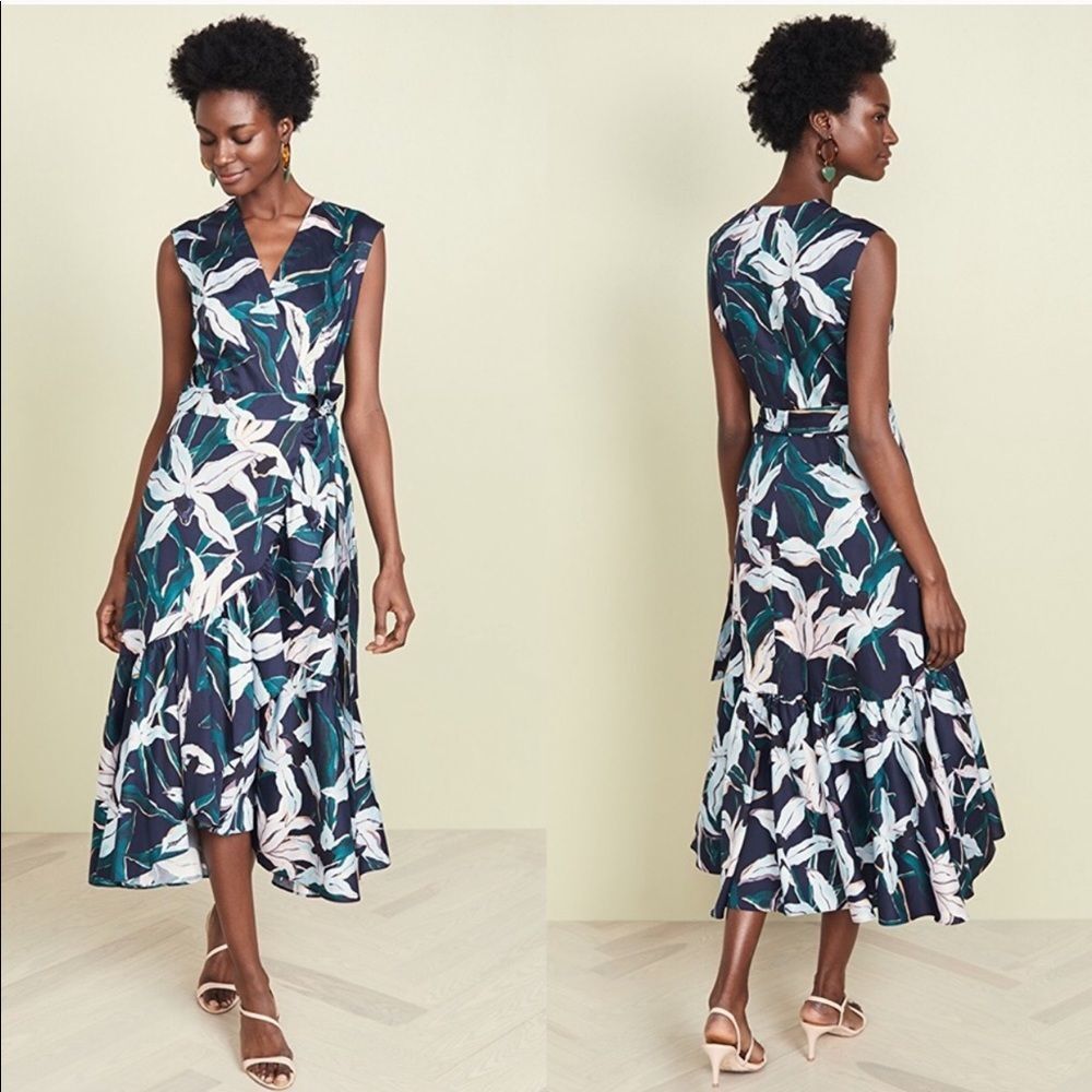 Tory Burch cotton wrap dress. - Picture 5 of 9
